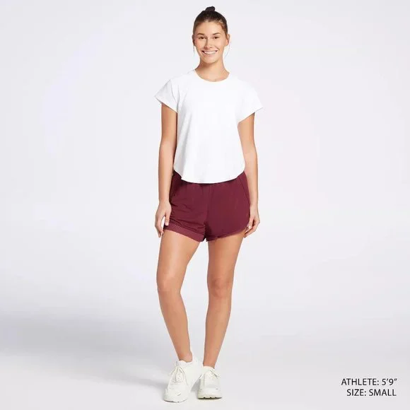 NWT CALIA Women's Mixed Mesh Shorts - Picture 4 of 5